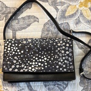 kate spade Black Polka Dot Crossbody Bag
